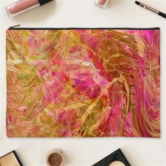 Acid green blend Cosmetic Bag (XXXL) from ArtsNow.com Front