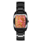 Acid green blend Stainless Steel Barrel Watch