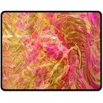 Acid green blend 60  x 50  Two Sides Fleece Blanket (Medium)
