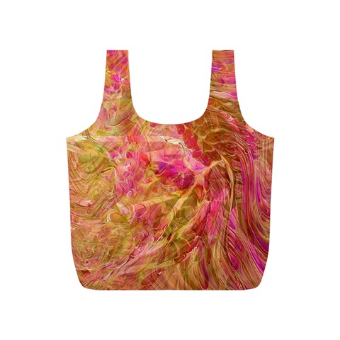 Acid green blend Full Print Recycle Bag (S) from ArtsNow.com Front