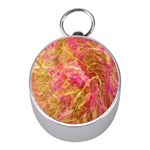 Acid green blend Mini Silver Compasses