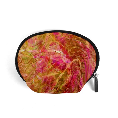 Acid green blend Accessory Pouch (Small) from ArtsNow.com Front