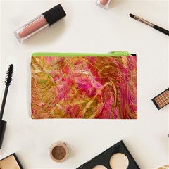 Acid green blend Cosmetic Bag (XS) from ArtsNow.com Back