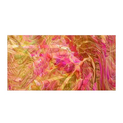 Acid green blend Satin Wrap 35  x 70  from ArtsNow.com Front