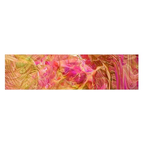 Acid green blend 16 x 60  Oblong Satin Scarf from ArtsNow.com Front