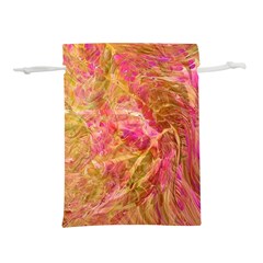 Acid green blend Lightweight Drawstring Pouch (L) from ArtsNow.com Back