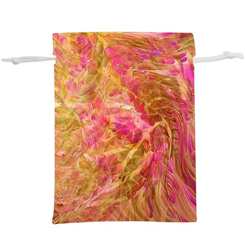 Acid green blend Lightweight Drawstring Pouch (XL) from ArtsNow.com Front
