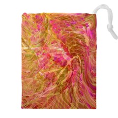 Acid green blend Drawstring Pouch (4XL) from ArtsNow.com Front