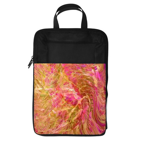 Acid green blend Foldable Shoe Storage Bag from ArtsNow.com Front