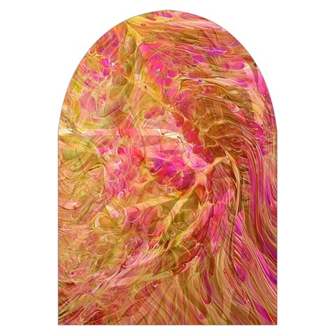 Acid green blend Microwave Oven Glove from ArtsNow.com Front