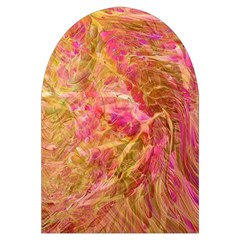 Acid green blend Microwave Oven Glove from ArtsNow.com Front