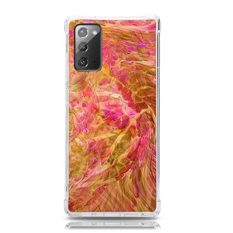 Acid green blend Samsung Galaxy Note 20 TPU UV Case from ArtsNow.com Front