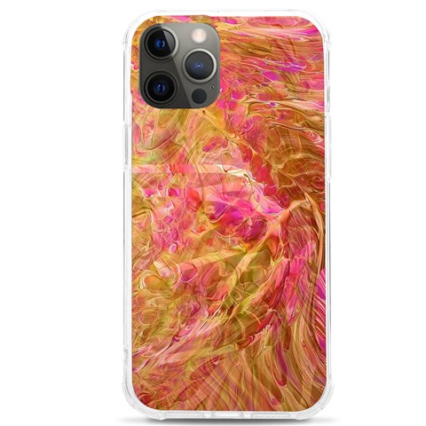 Acid green blend iPhone 12 Pro max TPU UV Print Case from ArtsNow.com Front