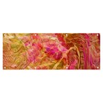 Acid green blend Banner and Sign 8  x 3 
