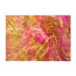 Acid green blend Crystal Sticker (A4)