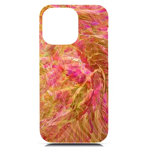 Acid green blend iPhone 14 Pro Max Black UV Print PC Hardshell Case from ArtsNow.com Front