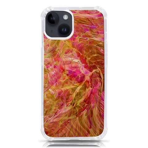 Acid green blend iPhone 14 TPU UV Print Case from ArtsNow.com Front