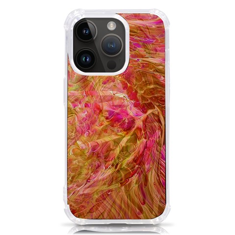 Acid green blend iPhone 14 Pro TPU UV Print Case from ArtsNow.com Front