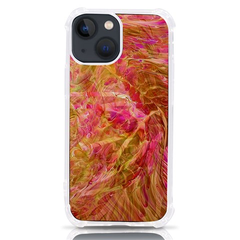 Acid green blend iPhone 13 mini TPU UV Print Case from ArtsNow.com Front
