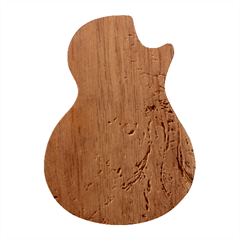 Acid green blend Guitar Shape Wood Guitar Pick Holder Case And Picks Set from ArtsNow.com Front