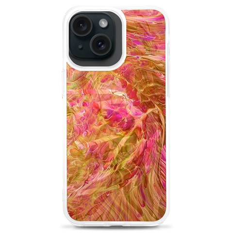Acid green blend iPhone 15 Plus TPU UV Print Case from ArtsNow.com Front