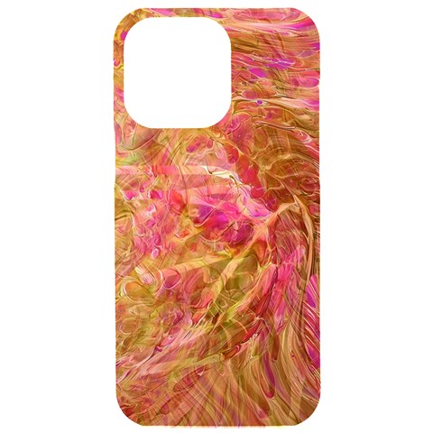 Acid green blend iPhone 15 Pro Max Black UV Print PC Hardshell Case from ArtsNow.com Front