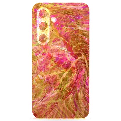 Acid green blend Samsung Galaxy S24 6.2 Inch Black TPU UV Case from ArtsNow.com Front