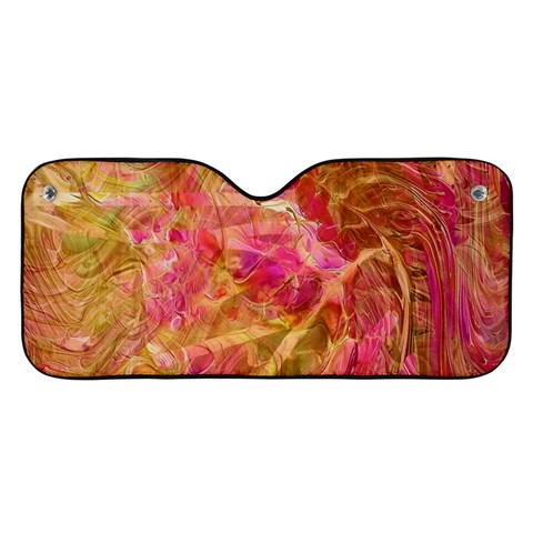 Acid green blend Car Windshield Sunshade from ArtsNow.com Front