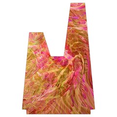 Acid green blend Japanese Wrist Knot Bag from ArtsNow.com Back