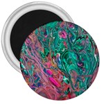 Green Pour 3  Magnets