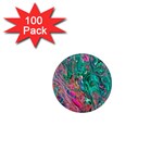 Green Pour 1  Mini Magnets (100 pack) 