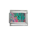 Green Pour Italian Charm (9mm)