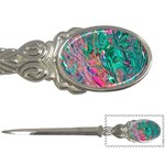 Green Pour Letter Opener