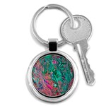 Green Pour Key Chain (Round)