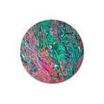 Green Pour Magnet 3  (Round)