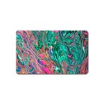 Green Pour Magnet (Name Card)