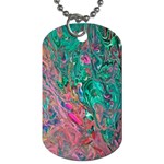 Green Pour Dog Tag (Two Sides)
