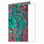 Green Pour Greeting Card