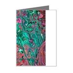Green Pour Mini Greeting Card