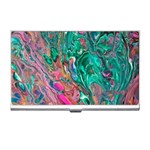 Green Pour Business Card Holder