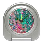 Green Pour Travel Alarm Clock