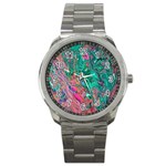 Green Pour Sport Metal Watch