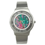 Green Pour Stainless Steel Watch
