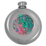 Green Pour Round Hip Flask (5 oz)
