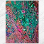Green Pour Canvas 12  x 16 