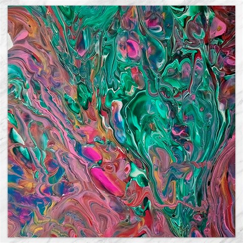 Green Pour Canvas 20  x 20  from ArtsNow.com 19 x19.27  Canvas - 1