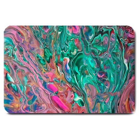 Green Pour Large Doormat from ArtsNow.com 30 x20  Door Mat