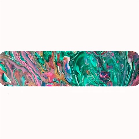 Green Pour Large Bar Mat from ArtsNow.com 32 x8.5  Bar Mat
