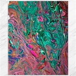 Green Pour Canvas 11  x 14 