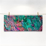 Green Pour Hand Towel